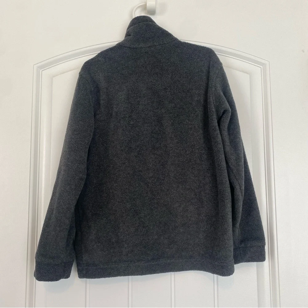 Columbia Little Boys Gray Full Zip Fleece Jacket Size XS (6/7)